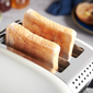 RUSSELL STAINLESS STEEL CREAM 2 SLICE TOASTER 26551